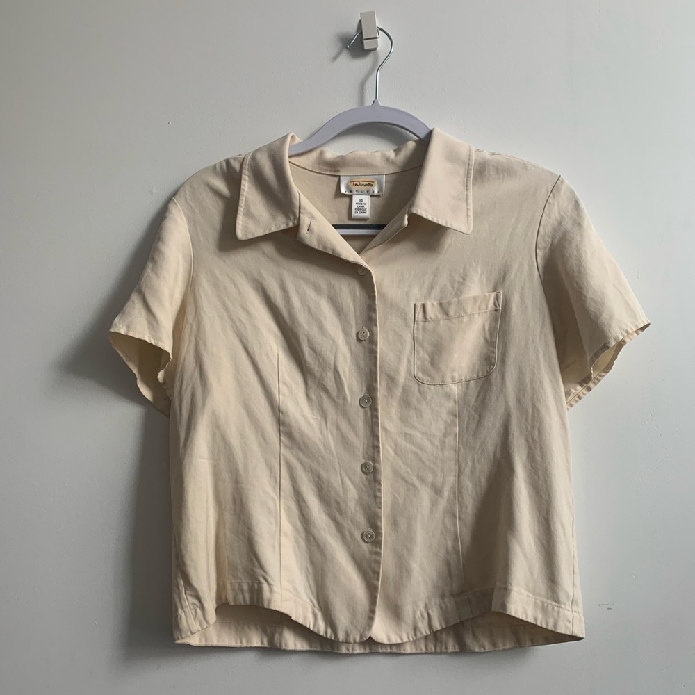 Talbots short sleeve button up